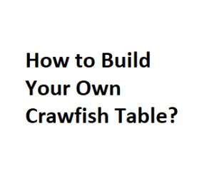 How to Build Your Own Crawfish Table?