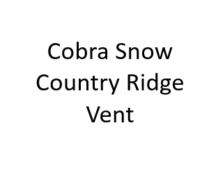 Cobra Snow Country Ridge Vent