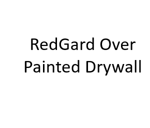 RedGard Over Painted Drywall